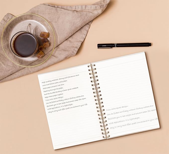 Initial B Notebook Journal,Personalized Teen Girl Gifts,Coquette Trendy Preppy Blue Bow Spiral Notebook,Monogrammed Gifts for Women Teen Girl,College Ruled Hardcover Spiral Notebook 5.5 x 8.3