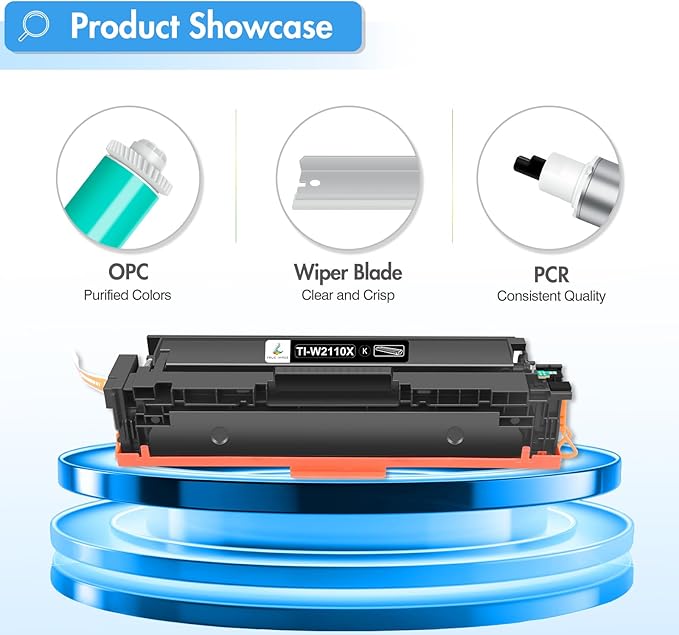 206X Toner Cartridges 4 Pack High Yield: MFP M283cdw M255dw M283fdw 206A Set Compatible Replacement for HP 206X for HP Color Laserjet Pro MFP M283fdw M283cdw M283 Printer Ink (with Chip -B/C/Y/M)
