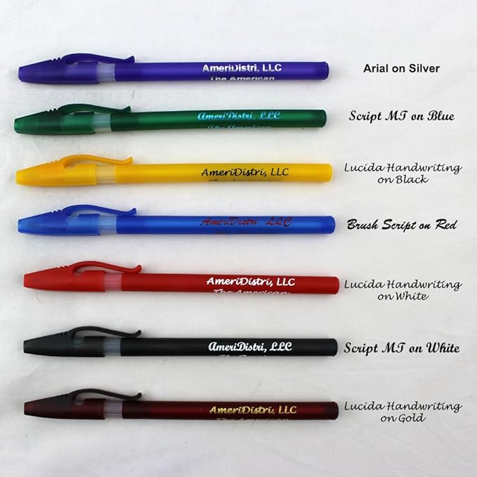 ezpencils - Personalized - Solid Green Colored body with a white Silicone Gripper - Willowy Pens - Free Personalization
