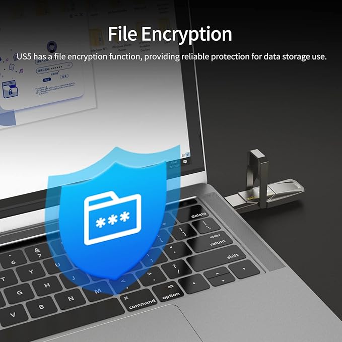 Netac 512GB Portable External USB Solid State Drive Type-c and USB 3.2 Dual Interface, up to 400MB/s for Data Storage, Expansion of Storage for Photos/Videos/Music/Files, US5