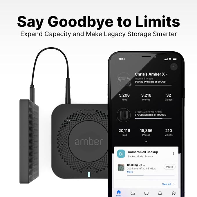 Smart Personal Cloud Storage Device Data and Media Files, Built-in 2TB High-Speed SSD with USB Storage, Plex and Home Assistant/iOS/Android/Windows/Mac Compatible