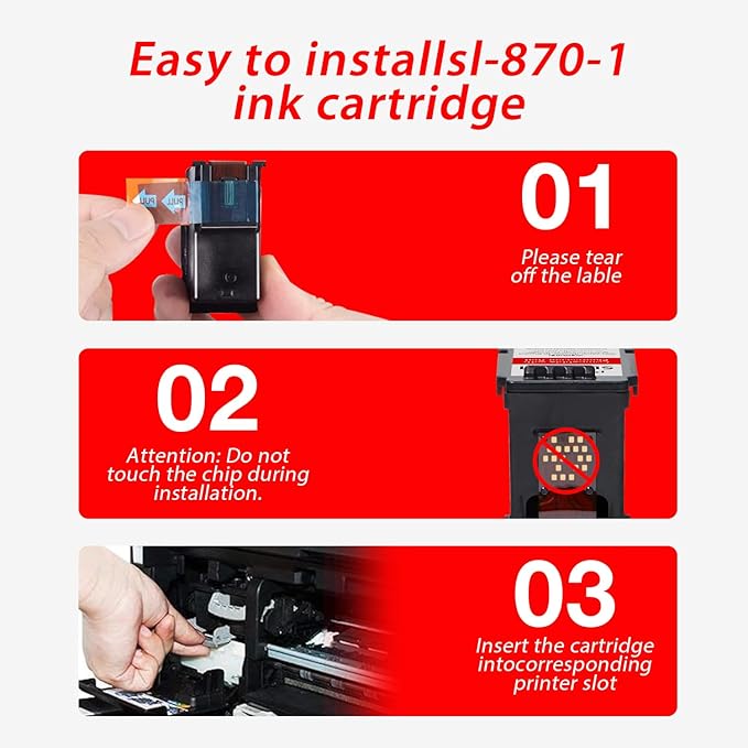 High Capacity SL-870-1 XXL Red Ink Cartridge Compatible with SL870-1 SL8701 XXL Fluorescent Red Ink Replacement for Pitney Bowes SendPro Mailstation Postage Meter (CSD1) 2-Pack (2×16ML)