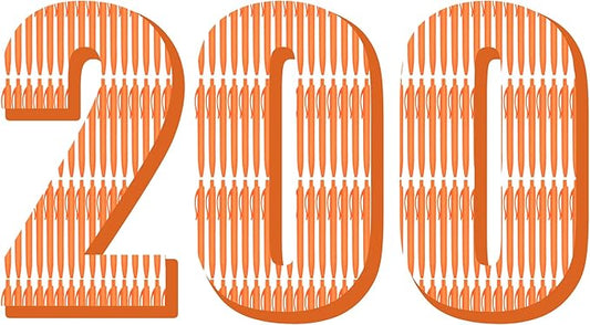 deegtran Pens Bulk, 200 Pack No Bleed Orange Barrel Click Pens, Wholesale Retractable Ballpoint Pens, Pen Medium Point, Smooth Ink Pens, 1.0MM Black Ink