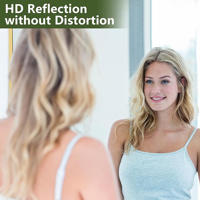 MELOMOIR 76"x34" Gold Mirror Full Length, Gold Floor Mirror for Home Gym Bedroom Living Room, Large Standing Mirror Haning or Leaning, Shatterproof Tempered Glass