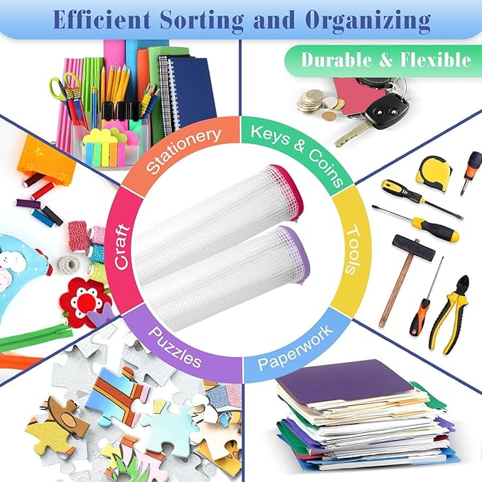 Jetec 32 Pcs Mesh Zipper Bags Toy Storage Bikini Organizer Bag Bolsas Para Guardar Trajes De Baño Waterproof Zipper Reusable Pouch Puzzle Multipurpose for Storage Office(Classic Color,9 x 7 Inch)