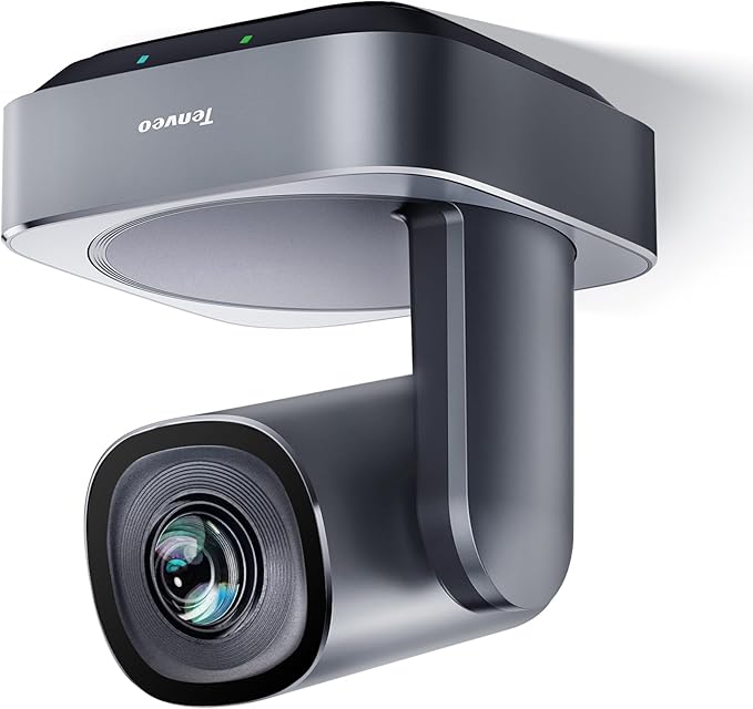 Tenveo VLoop PTZ Camera with 20X Optical Zoom Wide View Angle USB3.0/HDMI Works with Zoom Skype Teams FHD 1080P for Video Conference Red Dot Design Winner (VL20H)