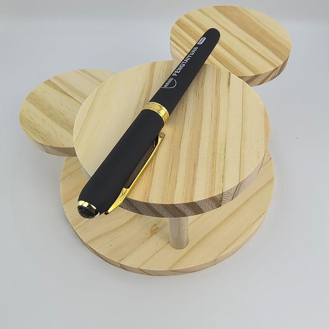 Fengtaiyuan 07P18Prox6, Gel Pens, Black Ink, FIne Point 0.7mm, Writting Pens, Smooth, 6 Pack (07P18Prox6)