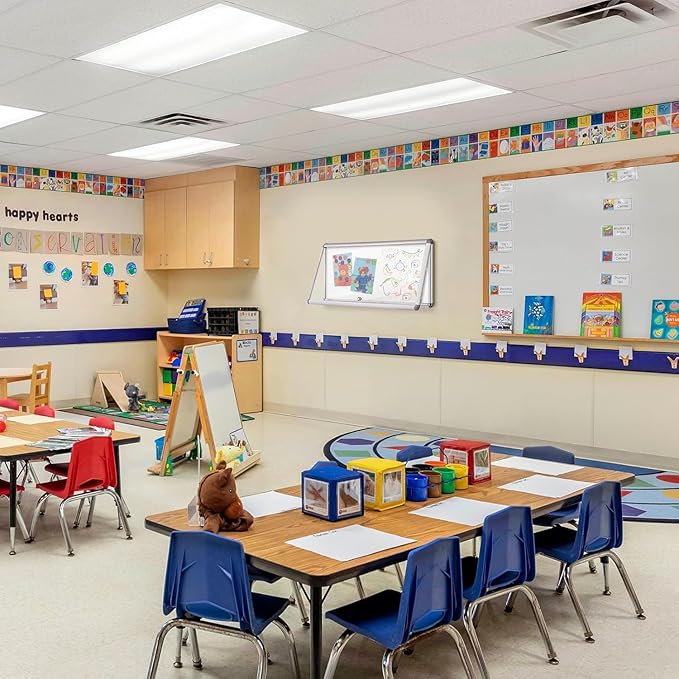 SWANCROWN Enclosed Bulletin Board Magnetic Dry Erase Noticeboard Lockable Display Boards White with Aluminium Frame 38x14inch(4xA4)