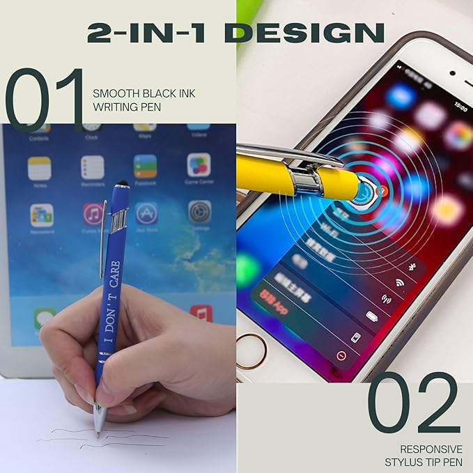 Personalized Custom Pens in Bulk – Engraved Black Ink Ballpoint Pens for Business Gifts, Customizable Writing Pens for Men and Women(Rainbow Gold Tube)