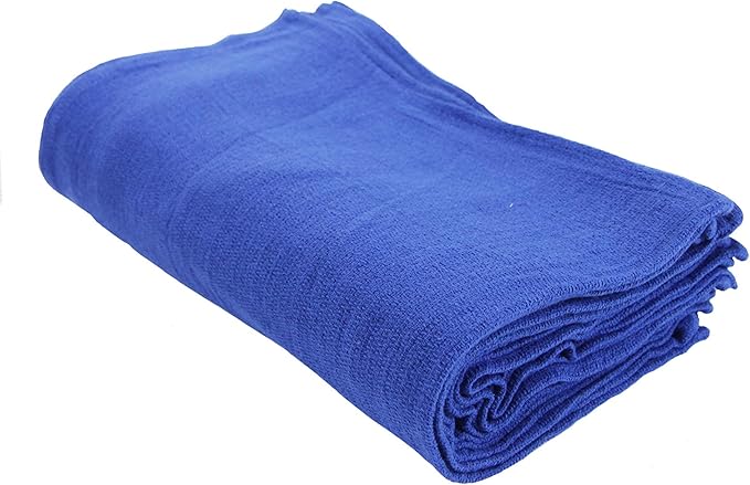 Arkwright Surgical Huck Towels - (Pack of 12) Lint Free & Highly Absorbent Pre-Treated Cotton Cleaning Cloths, Perfect for Medical, Auto Detailing, Window Glass, and Shop, 16 x 26 in, Blue