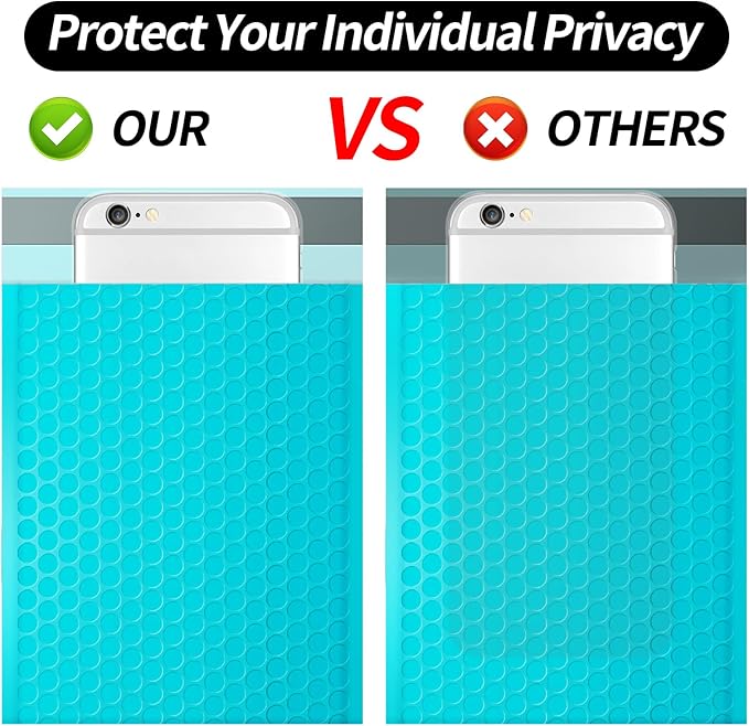 Bubble Mailers 8.5x11inch 40Pack Teal Bubble Mailers Self-Seal Padded Mailing Envelopes Bubble Opaque Padded Mailer for Small Businesses to Package and Mail Jewelry Cosmetics#2