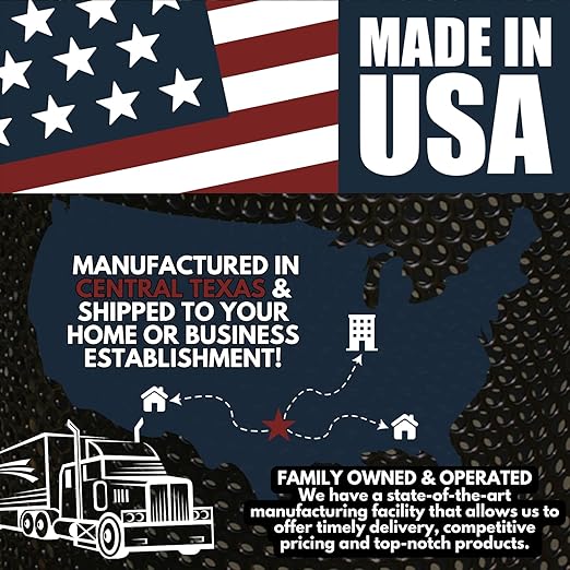 RFT-P-TXTBUR Heavy Duty Round Trash Receptacle with Flat Top, Liner Included, 32 Gallon, Textured Burgundy, Made in America