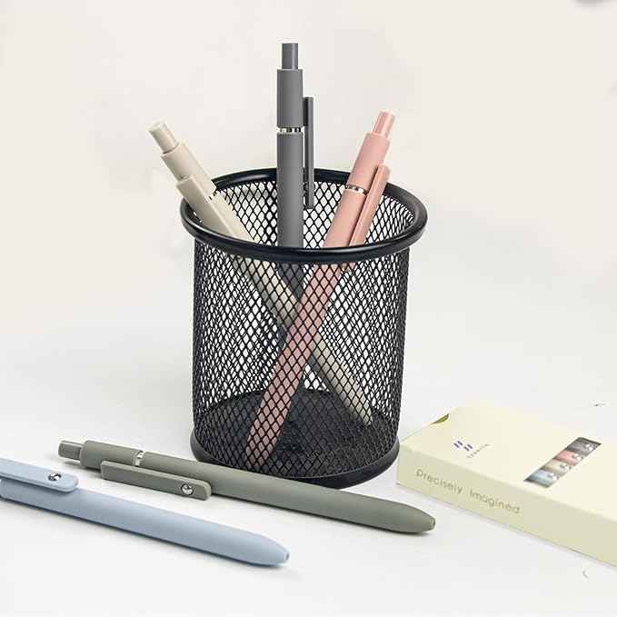 Gel Pens, 5Pcs 0.5mm Fine Point Pens With Smooth Wirting,Quick Dry Aesthetic Pens For Journaling, Ballpoint for Office School Supplies,Gifts for Women Men Student(Morandi)