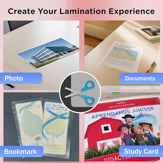 Matte Laminating Sheets 9 x 11.5 Inches, 3 Mil Thick, 50 Pack,Clear Anti-Glare 8.5 x 11 Matte Thermal Laminating Pouches for Letter Size (50)