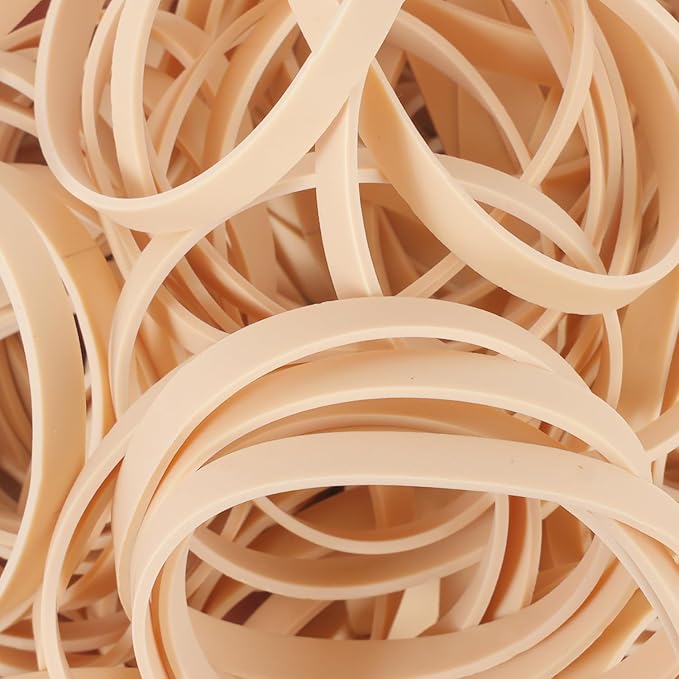 AMUU Rubber Bands Size #64 About 0.5 lb 110pcs Tactical Rubber Bands for Office Supplies School Home Elastic Bands