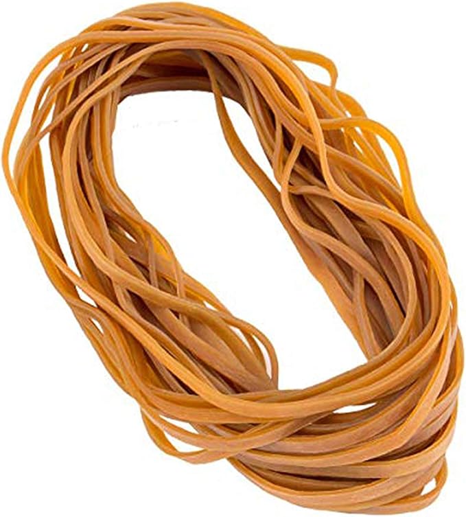 Super Size Rubber Bands - 60 Pcs Large Heavy Duty Latex Rubber Bands, Thick Multi Function Elastic Wrapping Bands Long for Office Outdoor Tie Up Garbage Bag Notebook File Packing Moving