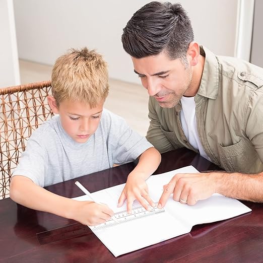 Ruler 12 inch, Clear Plastic inch Ruler, Apply to Rulers for Kids and Office Use Measuring Tools, Transparent Metric Straight with Inches Centimeters, Set Pack of 2, Ruler 12 inch-14