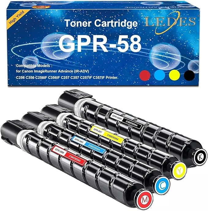Toner Cartridge for Canon GPR-53 GPR 53 for ImageRunner Advance Advance iR-ADV C3325 C3330 C3525 C3530 C3025 High Yield (Toner Cartridge)