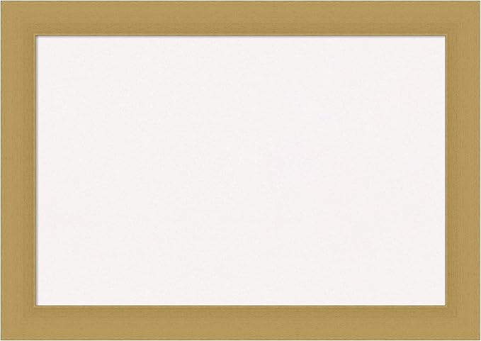 Amanti Art White Cork Board for Wall, 20x28 Vision Board with Gold Frame, Medium Corkboard Office Decor for Home Organization, Casual Corkboard Pinboard to display items for home organization