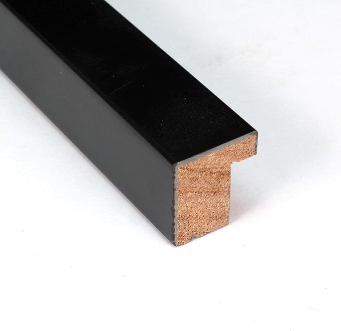 Amanti Art Natural Cork Board for Wall, 21x29 Vision Board with Black Wood Frame, Medium Corkboard Office Decor for Home Organization, Modern Contemporary Corkboard Pinboard to display items for home