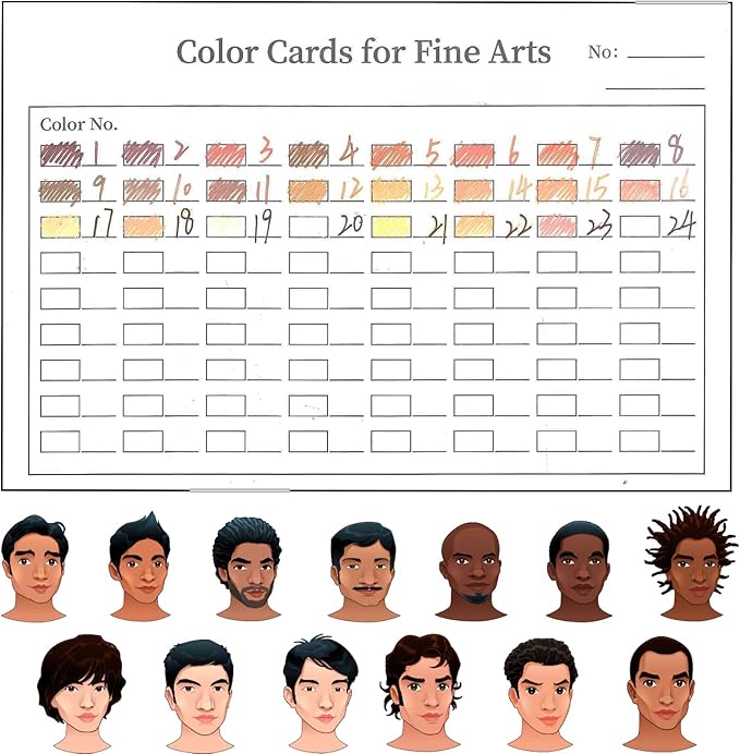 Skin Tone Gel Pens for Coloring Book,72 Color Gel Pens Set including 24 Color Gel Pen with 48 Refills,40% More Ink Colored Gel Pens for Drawing, Doodling, Scrapbook, Journaling