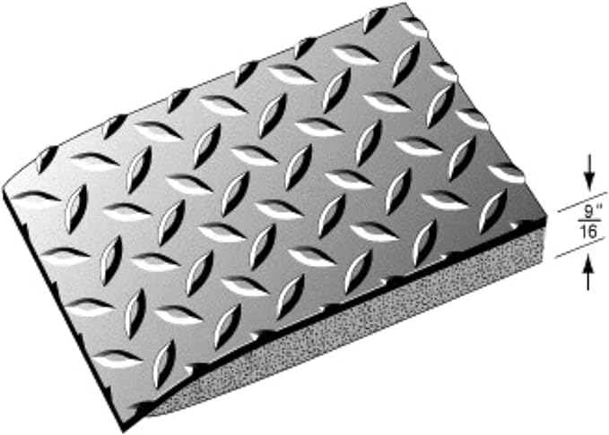 Rhino Mats, American Classic Diamond Anti-Fatigue Mats, Industrial Ergonomic Comfort Standing Mat for Work, Home, Garage, Office, Kitchen or Anywhere (Black 9/16" Thick, 2 FT. x 22 FT.)