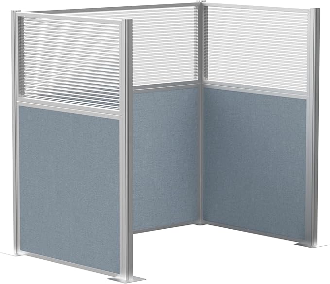 Versare Hush Panel Cubicle Kit | Workstation Partition Walls | Sound Dampening Cubicle Walls | Partitions for Desks