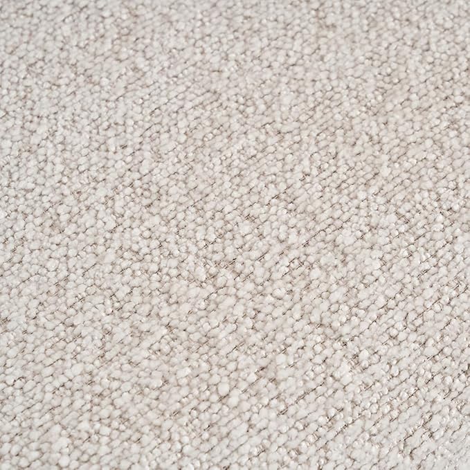 Kidol & Shellder Office Desk Chair with Arm, Swivel Adjustable Height with Wheels Comfortable Wide Seat for Home Office, Bedroom, Makeup Room, Beige