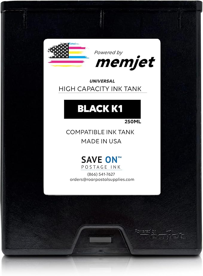 Save On Postage Ink, Memjet Ink Cartridge Compatible Astro 123-2412 | Memjet Ink Compatible HI-Cap Black 250ml Ink Tank for AstroJet M1 M2 S1 and M1DX