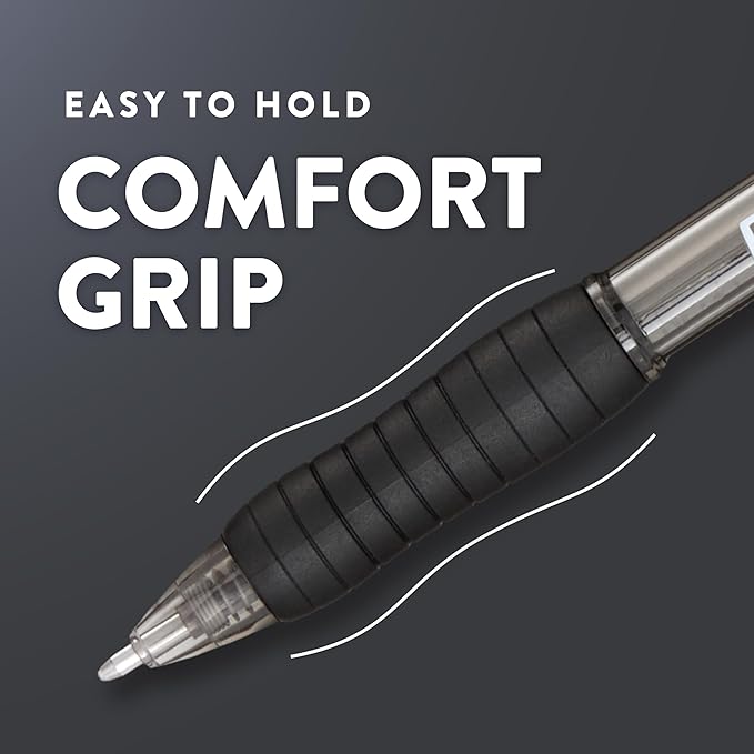 Paper Mate Profile Retractable Ballpoint Pens Bold, 1.4mm, Assorted Colors, 12 Count - Back to School, Home, Office, Teacher Supplies