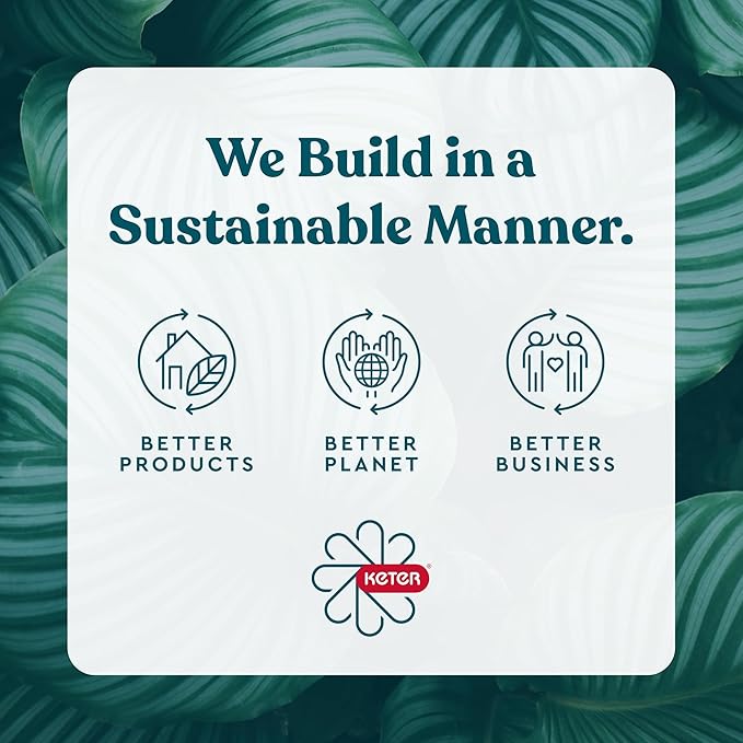 Keter Marvel Plus 71 Gallon Resin Deck Box-Organization and Storage for Patio Furniture Outdoor Cushions, Throw Pillows, Garden Tools and Pool Toys, Dark Grey