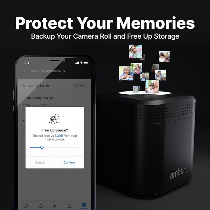 AmberPRO Personal Cloud Storage Device + AC2600 WiFi Router. Dual 1TB Hard Drives with RAID 1 or Optional 2TB with RAID 0. Plex and Home Assistant. iOS/Android/Windows/Mac Compatible. AM1211-1TB