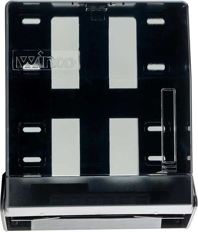 Winco Paper Towel Dispenser, Medium, Black
