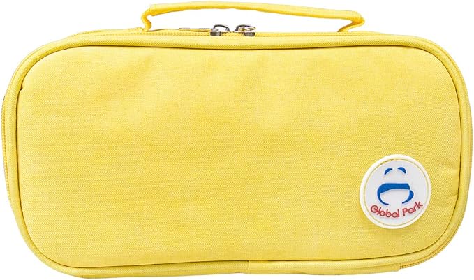 Pencil Case Pen Bag Holder Pouch Large Handle Big Capacity Desk Organizer Storage Marker Box Stationary Makeup Cosmetic Double Zippers for School Office Students Teen