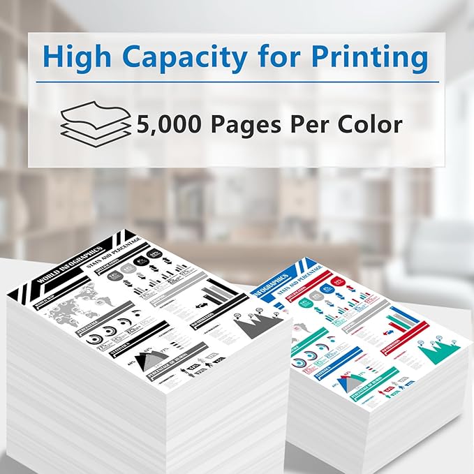T10 T10L Magenta Toner Cartridge Replacement 4564C001 Toner (with New Chip) for Color imageCLASS X LBP1538C MF1538C C1533P C1538P C1538iF Printers(1 Pack)