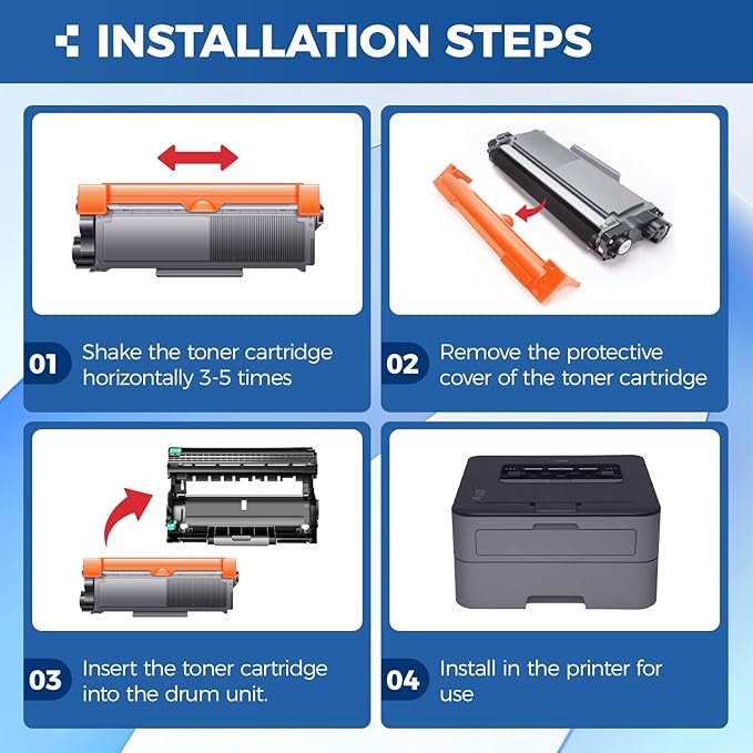DR630 Drum Unit (Not Toner) Replacement Compatible for Brother DR-630 Imaging Drum HL-L2380DW HL-L2320D HL-L2340DW DCP-L2540DW MFC-L2700DW MFC-L2720DW HL-L2300D HL-L2360DW MFC-L2740DW Printer 2-Pack