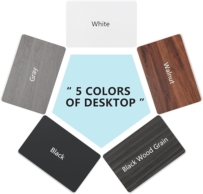 Conference Room Table, Folding Conference Tables,Thicken Grey Tabletop,Flip Top Wooden Seminar Meeting Room Table for Conference Room Offices (8, Black+White, 55.1”)