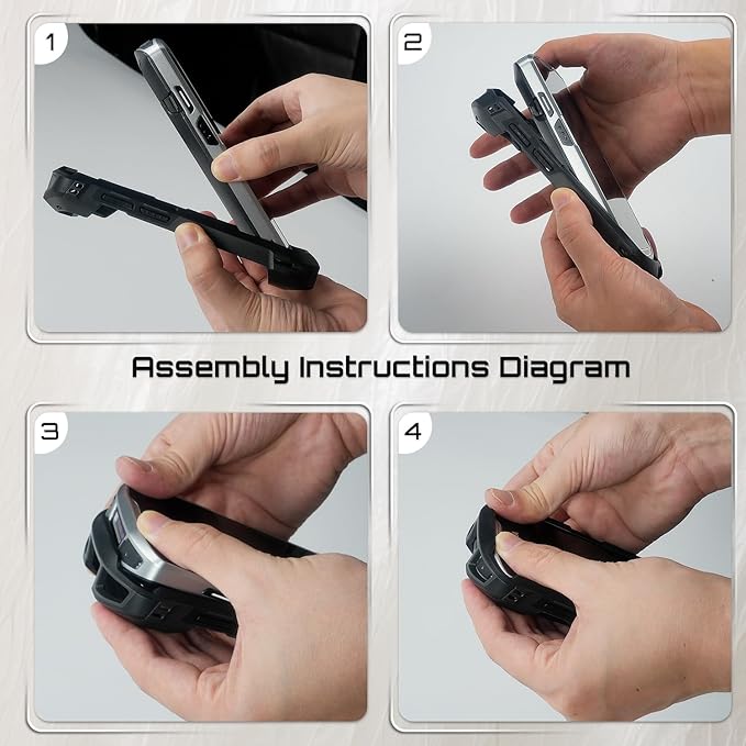 TC51 TC52 TC56 TC57 TC510K Case with Hand Strap - Protective & Ergonomic for Zebra Handheld Barcode Scanners SG-TC5X-EXO1-01 SG-TC5X-EXONHS-01 (Orange)