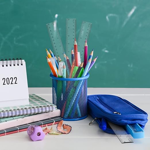 Zonon 60 Pieces 12 Inch Ruler Bulk Clear Plastic Flexible Straight Metric Rulers with Centimeters and Inches Drafting Measuring Tool for Classroom School Students Education