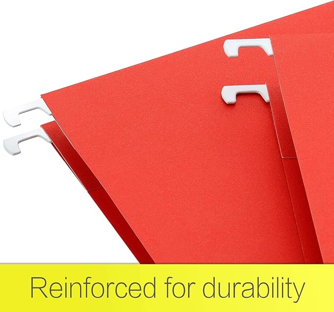 HERKKA Extra Capacity Hanging File Folders, 60 Pack Reinforced Letter Size Hanging Folders with Heavy Duty 2 Inch Expansion, Designed for Bulky Files, Medical Charts, Adjustable Tabs, Assorted Colors