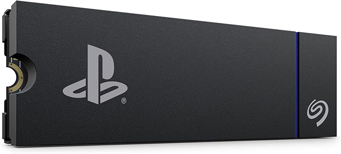 Seagate Game Drive PS5 NVMe SSD for PS5 2TB Internal Solid State Drive - PCIe Gen4 NVMe 1.4, Officially Licensed, Up to 7300MB/s with Heatsink (ZP2000GP3A1001)