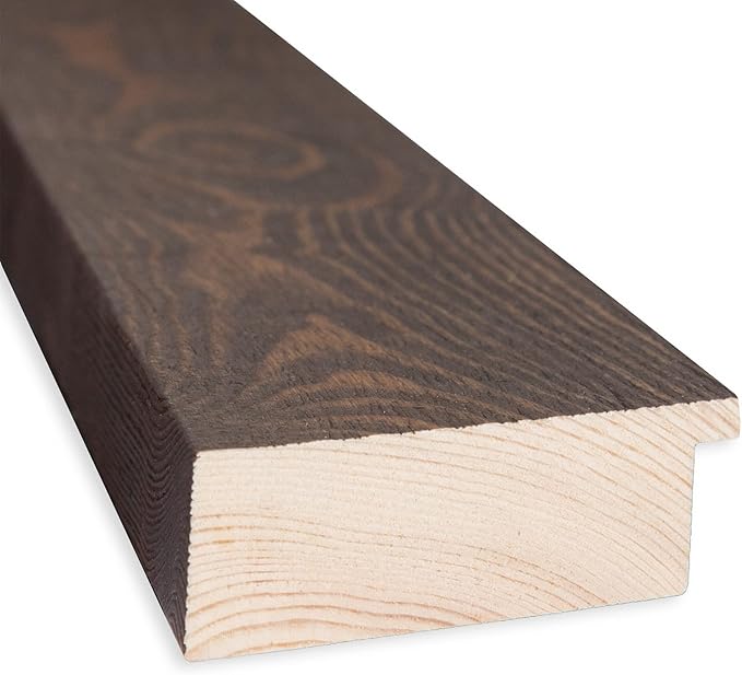 Amanti Art Natural Cork Board for Wall, 18x36 Vision Board with Brown Wood Frame, Medium Corkboard Office Decor for Home Organization, Country Rustic Corkboard Pinboard to Display Items for Home