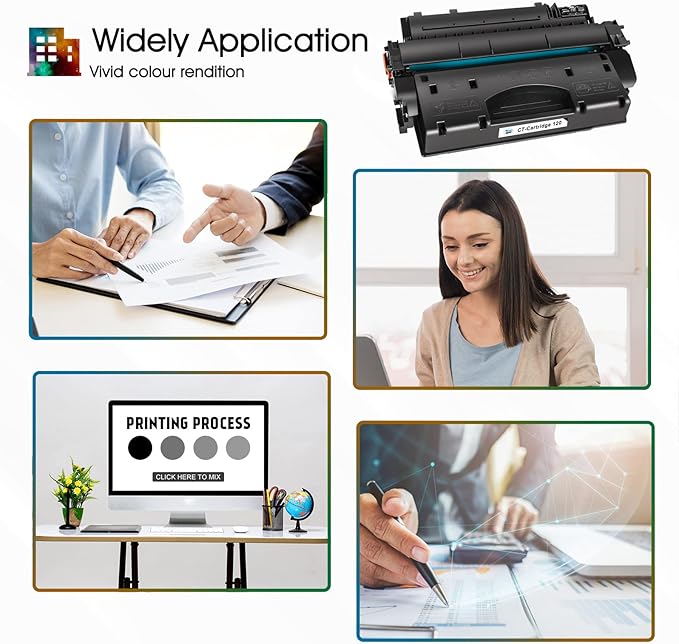 Cool Toner Compatible Toner Cartridges Replacement for Canon 120 cartridges 120 CRG-120 for Canon imageCLASS D1120 D1550 D1150 D1320 D1350 D1520 D1100 D1370 D1180 D1170 MF6680DN MF417dw Black 2-Pack