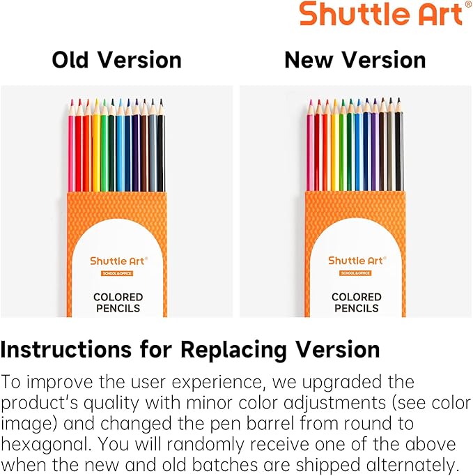 Shuttle Art 720 Colored Pencils Bulk, 12 Vibrant Colors, Pack of 60, Pre-sharpened Coloring Pencils, Wood Colored Pencil for Kids Teachers, Classroom Essentials, Back to School Supplies