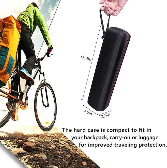 LTGEM Hard Case for Brother DS-640 / DS-740D / DS-940DW / DS-720D & Itari & HP Small USB & Canon imageFORMULA P-208II Document Scanner - Protective Carrying Storage Bag