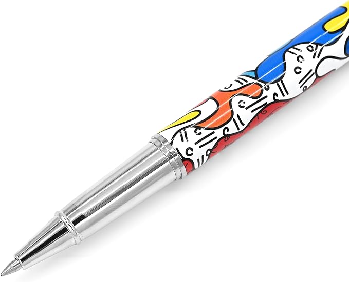 Britto Premium Rollerball Pen - Extra Fine Point with 0.5mm Premium-Grade Refillable Liquid Black Ink, Smooth Precision Writing & Quick Drying Pen for Journaling (Japanese, Camouflage)