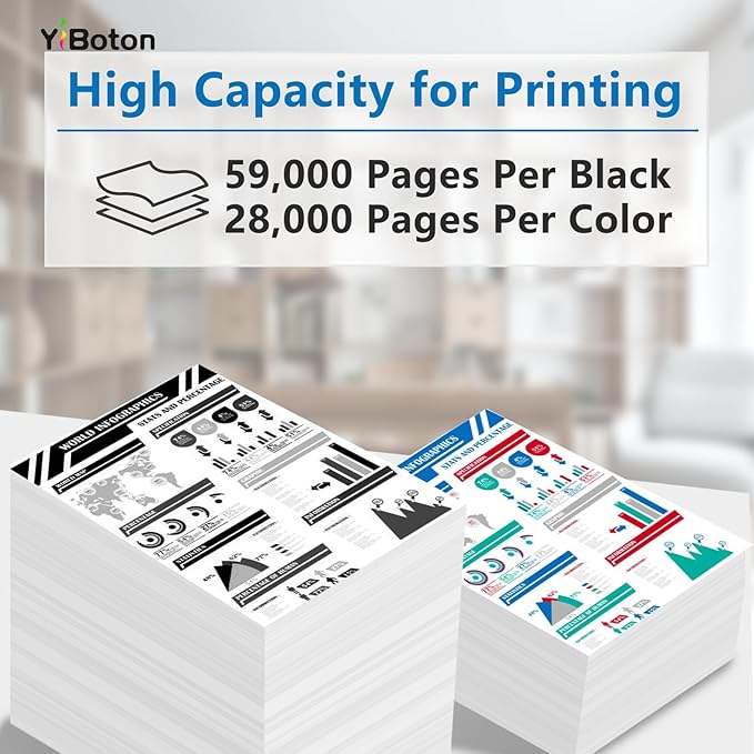 Extra High Yield Xerox Altalink C8130 C8145 Toner Cartridge 006R01746 006R01747 006R01748 006R01749 Toner Compatible for Xerox AltaLink C8130 C8135 C8145 C8155 C8170 Printer Black Cyan Magenta Yellow