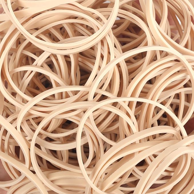 AMUU Rubber Bands Size #33 Approximately 200pcs Elastic Rubber Bands Office home Supplies #33 for Office home Supply File Folder Strong