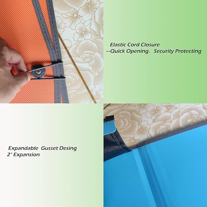 Premium Quality Plastic Expanding File Folder Document Organizer, 3.5" Expansion, A4 Letter Size for Home School Office Organization, 3 Pack