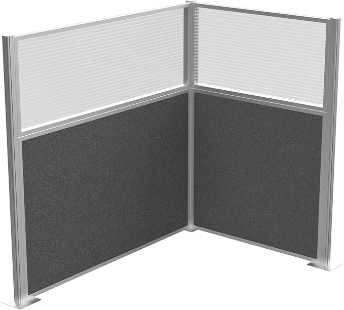 Versare Hush Panel Cubicle Kit | Workstation Partition Walls | Sound Dampening Cubicle Walls | Partitions for Desks